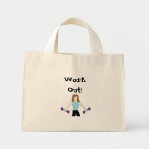 Bolso De Tela Diminuto Entrenar con pesas