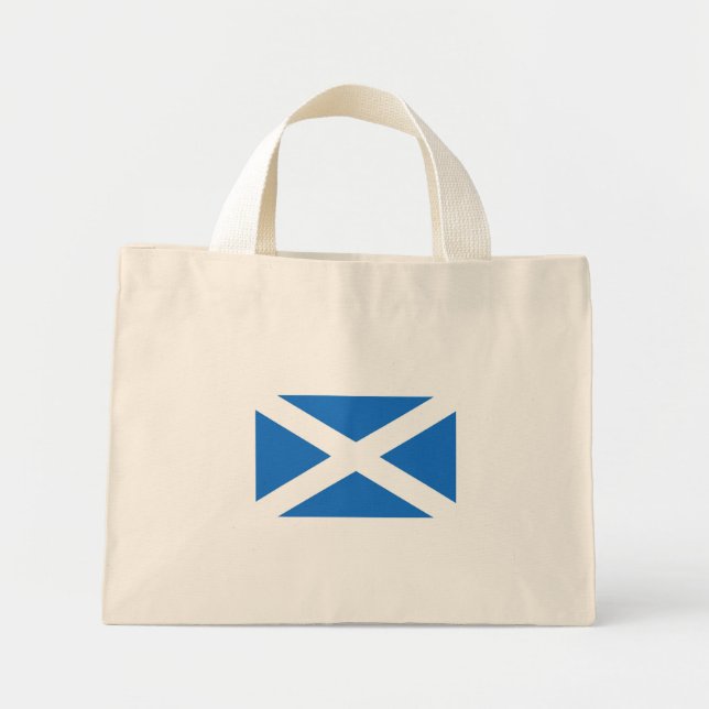 Bolso De Tela Diminuto Escocia (Frente)