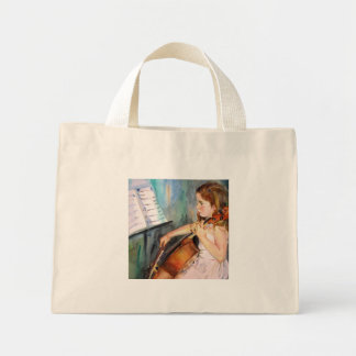 Bolso De Tela Diminuto Escucho una Sinfonía