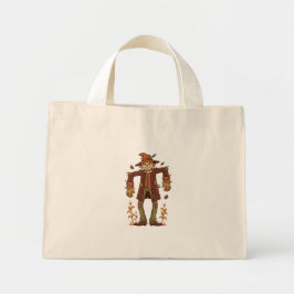 Bolso De Tela Diminuto Espantapájaros en tallos de maíz
