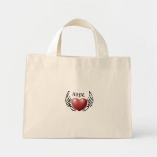 Bolso De Tela Diminuto Esperanza en Angel Wings Tote Bag