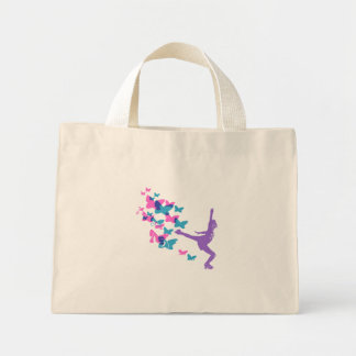 Bolso De Tela Diminuto Esquina de hielo mariposa