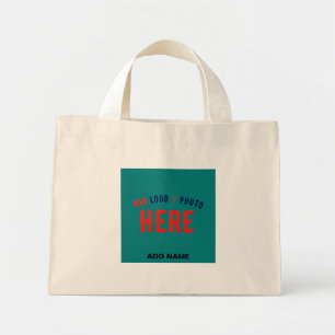 BOLSO DE TELA DIMINUTO ESTILO PERSONALIZADO MODERNO MARRONES VERDE AZULAD