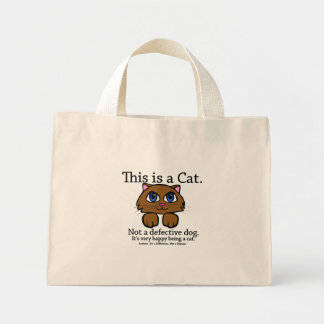 Bolso De Tela Diminuto Esto es un Cat Bags