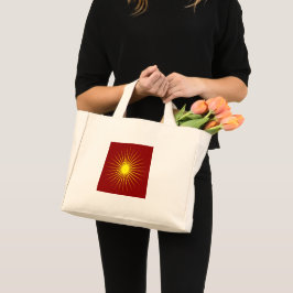 Bolso De Tela Diminuto Estrella brillante amarilla brillante marca Navida