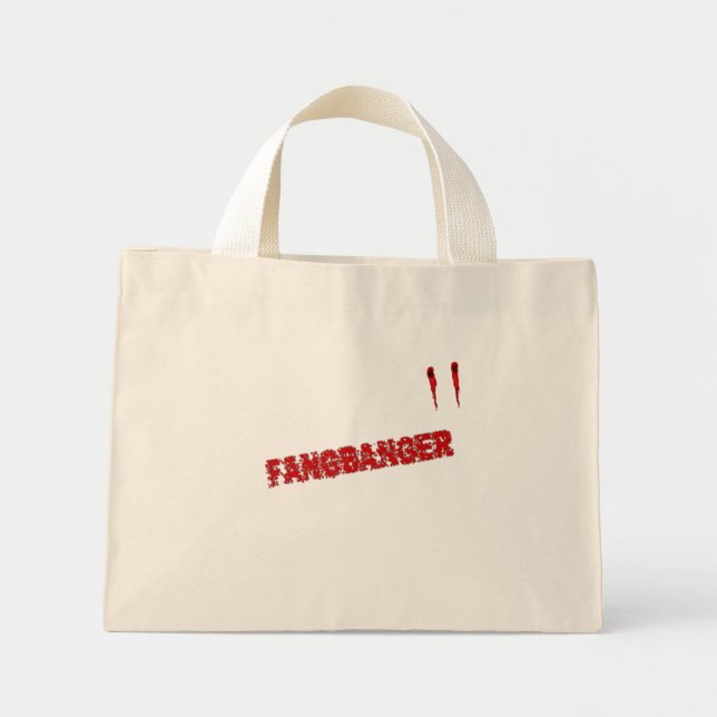 Bolso De Tela Diminuto Fangbanger (Frente)