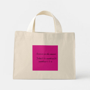 Bolso De Tela Diminuto fe, mujeres, belleza