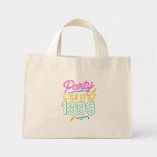 Bolso De Tela Diminuto Fiesta Como Si Fuera 1999®™ – Voltaje Neon