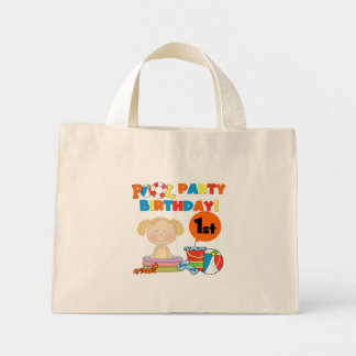 Bolso De Tela Diminuto Fiesta de piscina camisetas de cumpleaños y regalo