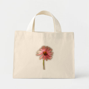 Bolso De Tela Diminuto Flor morada de cono Echinacea purpurea