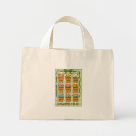 Bolso De Tela Diminuto Fruta verde del espíritu