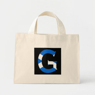 Bolso De Tela Diminuto G Monograma sobrepuesto en el tcnt de la bandera e