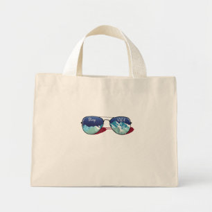 Bolso De Tela Diminuto Gafas de sol de montaña
