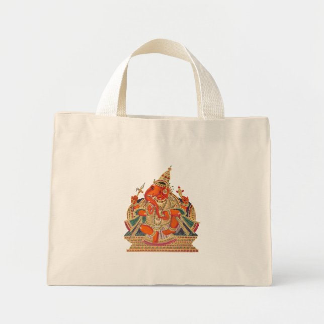 Bolso De Tela Diminuto Ganesh (Frente)