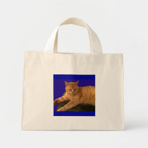 Bolso De Tela Diminuto Gato 8, Tote