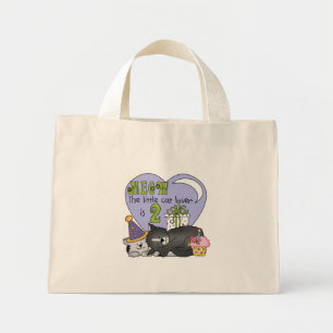 Bolso De Tela Diminuto Gato Lover 2º camisas de cumpleaños y regalos