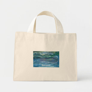 Bolso De Tela Diminuto gaviotas