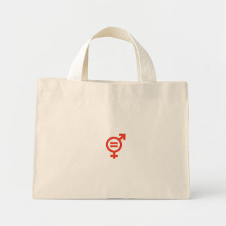 Bolso De Tela Diminuto Gender Equality