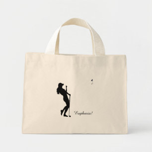 Bolso De Tela Diminuto Golfista femenina personalizada