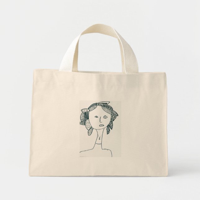 Bolso De Tela Diminuto Grace Miller-Hecht (Frente)