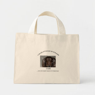 Bolso De Tela Diminuto Gráfico de fuerza para sobreviviente de mascota