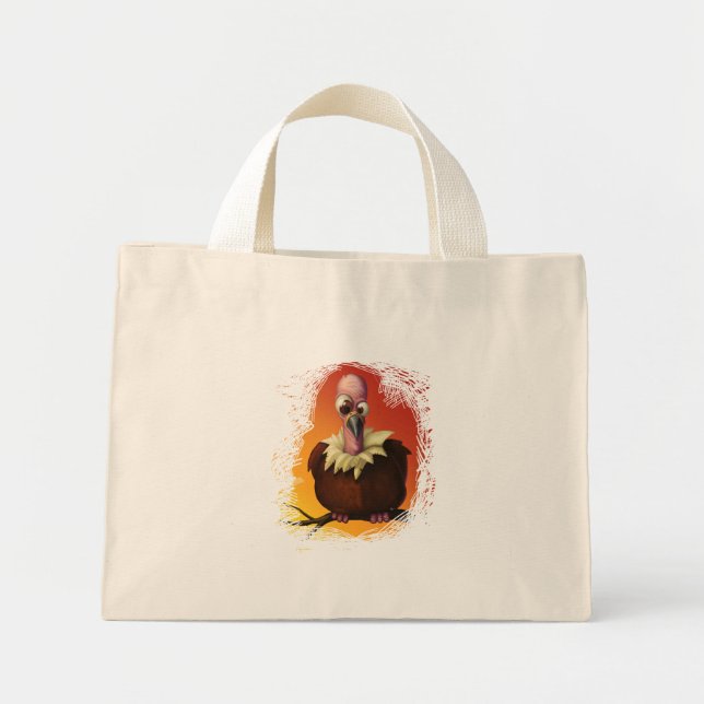 Bolso De Tela Diminuto Griffon-vulture (Frente)