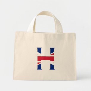 Bolso De Tela Diminuto H Monograma sobrepuesto en el tcnt de bandera de l