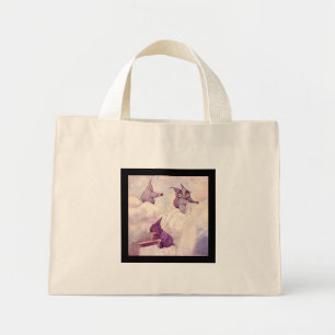 Bolso De Tela Diminuto Hadas de la Lluvia Creando Lluvia