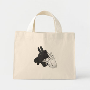 Bolso De Tela Diminuto Hand Silhouette Billy Goat