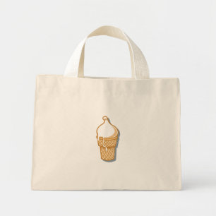 Bolso De Tela Diminuto helado retro