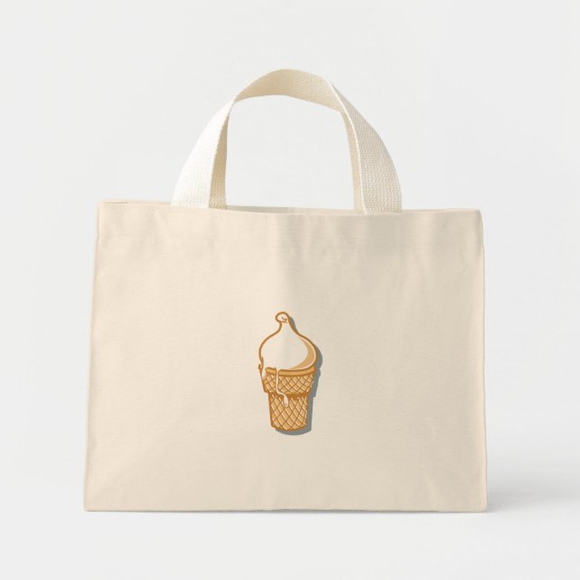 Bolso De Tela Diminuto helado retro (Frente)