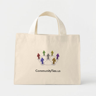 Bolso De Tela Diminuto High Res commties_logo, CommunityTies.us