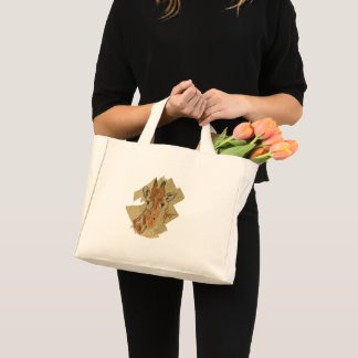 BOLSO DE TELA DIMINUTO "HMM" GIRAFFE