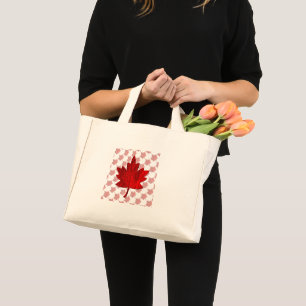 Bolso De Tela Diminuto Hoja de arce de Canadá por Shirley Taylor Mini Bol