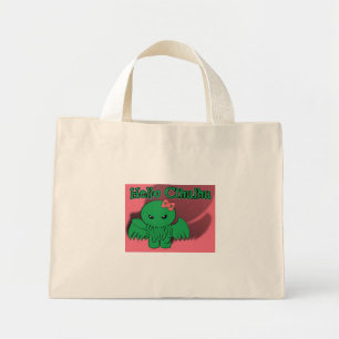 Bolso De Tela Diminuto Hola Cthulhu