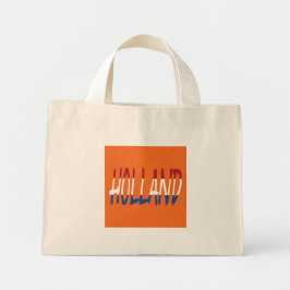 Bolso De Tela Diminuto Holanda superpuesta en la bandera de los Países Ba