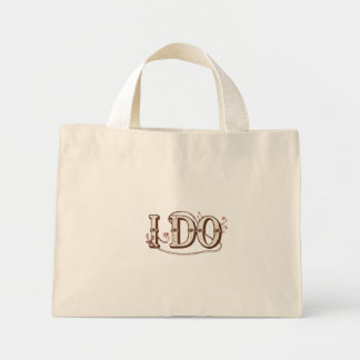 Bolso De Tela Diminuto I Do Bride Tote Bag