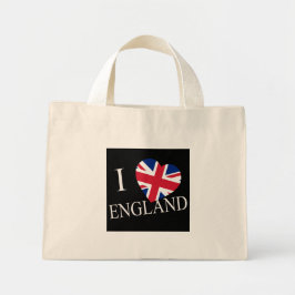 Bolso De Tela Diminuto I Heartflag England wcnt