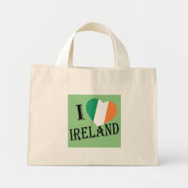 Bolso De Tela Diminuto I Heartflag Ireland bk ttcnt