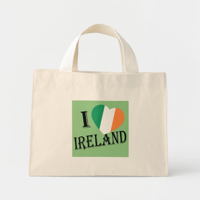 Bolso De Tela Diminuto I Heartflag Ireland bk ttcnt (Frente)