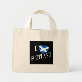 Bolso De Tela Diminuto I Heartflag Scotland wt ttcn