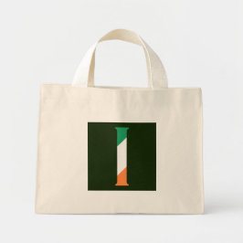 Bolso De Tela Diminuto I Monograma sobre la bandera irlandesa ttcn