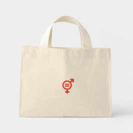 Bolso De Tela Diminuto Igualdad de Género