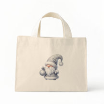 Ilustración de Papá Noel en acuarela azul