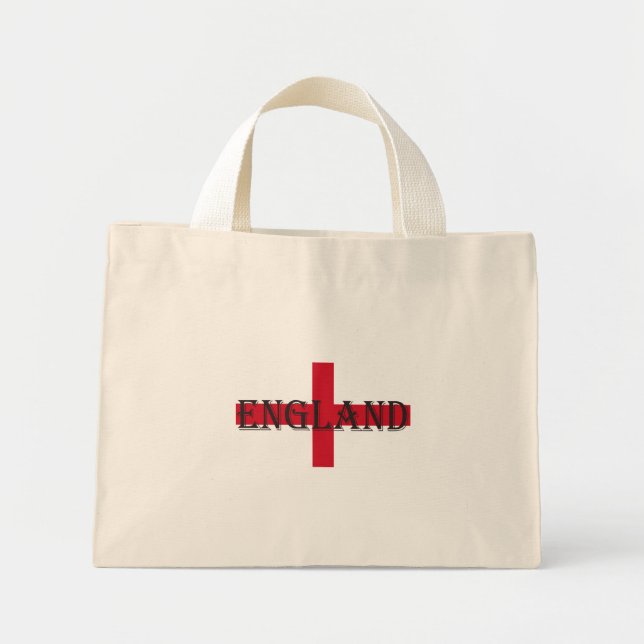 Bolso De Tela Diminuto Inglés Bandera Inglaterra (Frente)