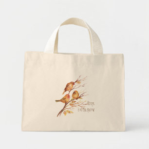 Bolso De Tela Diminuto Inspirador Su ojo está en el espárrago, grande Tot
