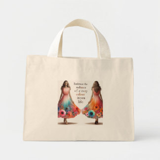 Bolso De Tela Diminuto "Inspire & Carry Tote: Donde se reune la moda