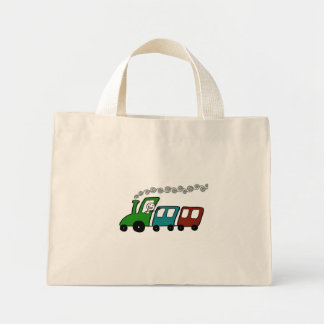 Bolso De Tela Diminuto Ir al Tote Train Go