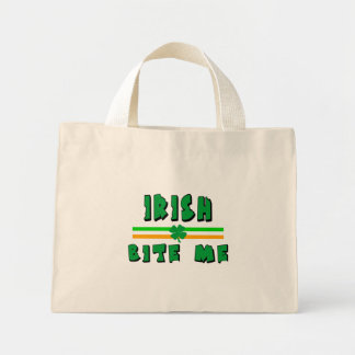 Bolso De Tela Diminuto Irlandés me muerde
