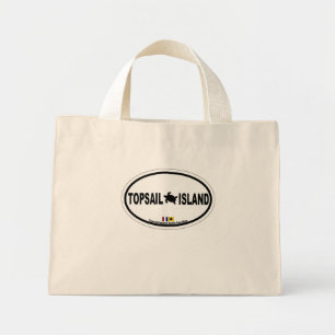 Bolso De Tela Diminuto Isla Topsail.